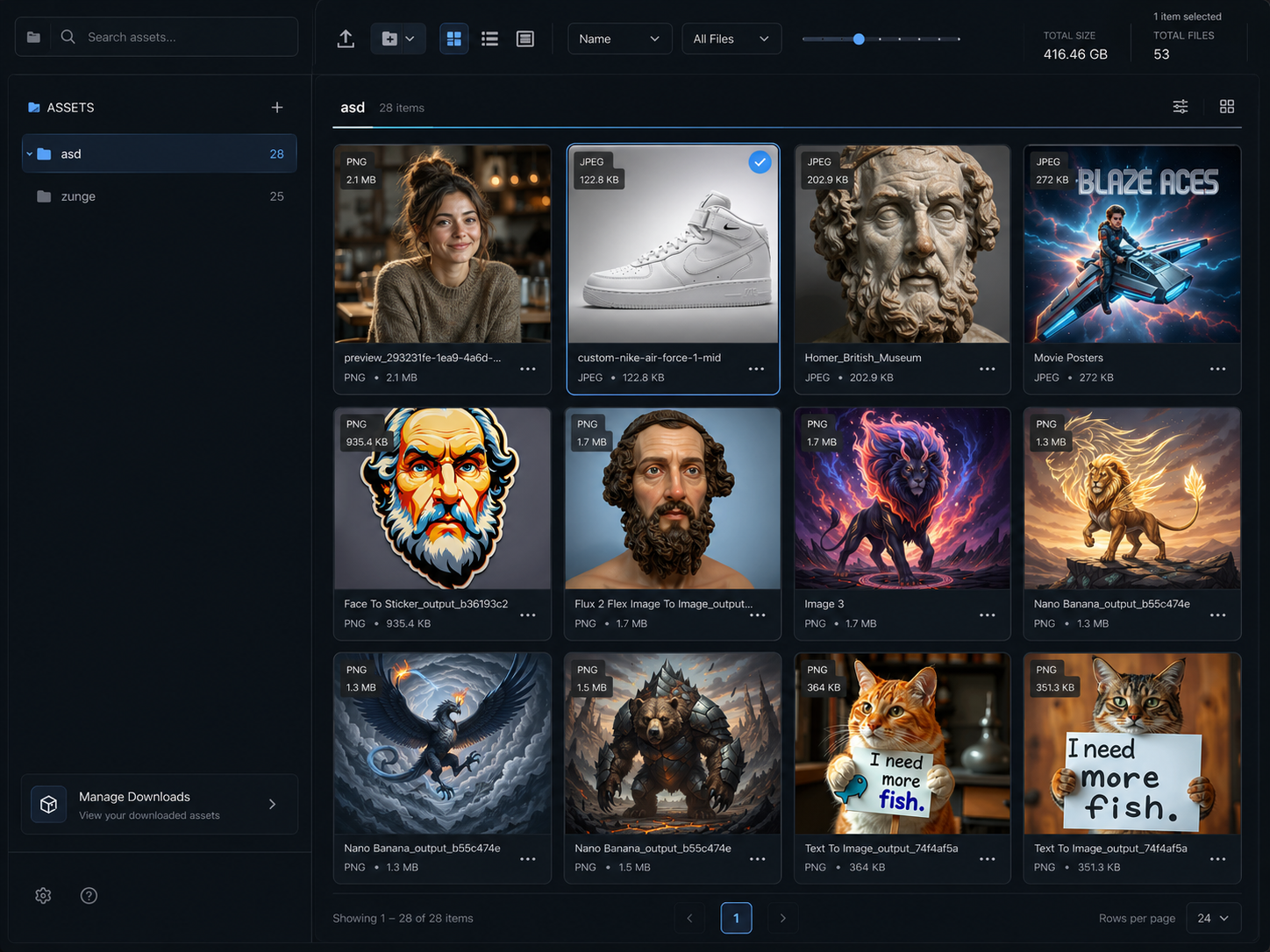 NodeTool Asset Manager interface preview
